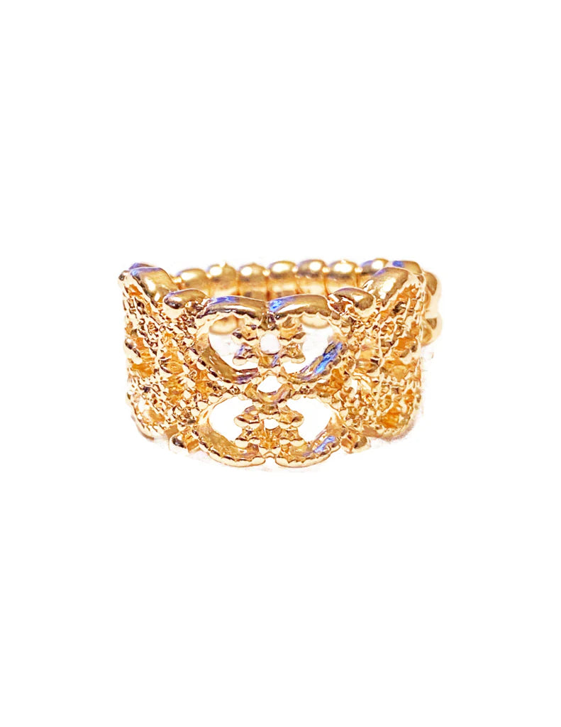 Paparazzi Paparazzi - Tell Me How You Really FRILL - Rose Gold Ring Apparel & Accessories