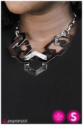 The Hex Factor - Paparazzi Black Necklace - Paparazzi Accessories