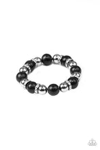 Load image into Gallery viewer, Ruling Class Radiance - Black Silver and Rhinestone Bracelet - Paparazzi Accessories - Paparazzi Accessories