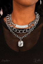 Load image into Gallery viewer, The Stacey Rhinestone Signature Zi Necklace - Paparazzi Accessories - Paparazzi Accessories