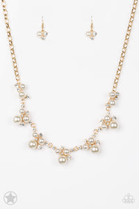Toast to Perfection - Pearl Gold Necklace - Paparazzi Accessories - Paparazzi Accessories