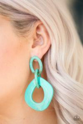 Torrid Tropicana - Blue Earrings - Paparazzi Accessories - Paparazzi Accessories