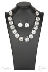 The Marissa Rhinestone Signature Necklace - Paparazzi Accessories - Paparazzi Accessories