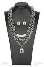 Load image into Gallery viewer, The Stacey Rhinestone Signature Zi Necklace - Paparazzi Accessories - Paparazzi Accessories