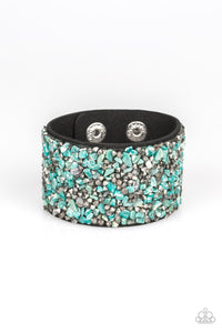 Crush Rush Green Urban Bracelet - Paparazzi Accessories - Paparazzi Accessories