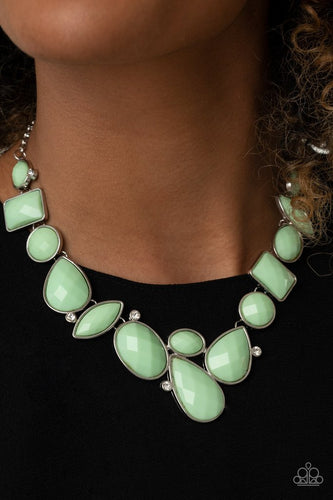 Paparazzi Paparazzi - Mystical Mirage - Green Necklace Necklaces