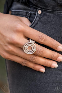 Paparazzi - Open Up - Silver Ring - Paparazzi Accessories