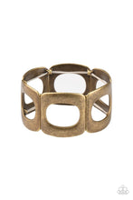 Load image into Gallery viewer, Paparazzi - In OVAL Your Head - Brass Bracelet - Paparazzi Accessories