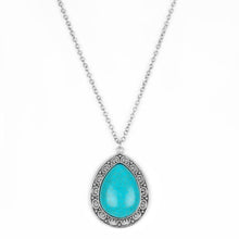 Load image into Gallery viewer, Paparazzi Paparazzi - Full Frontier -  Long Turquoise Blue Necklace Necklaces