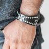 On the Chopper Block - Black Urban Bracelet - Paparazzi Accessories - Paparazzi Accessories