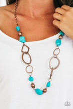 Load image into Gallery viewer, That&#39;s TERRA-ific Blue Necklace - Paparazzi Accessories - Paparazzi Accessories