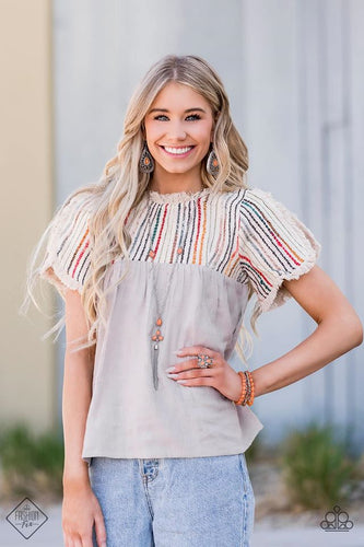 Paparazzi - Fashion Fix - Eden Dew Orange - Complete Trend Blend June 2020 - Paparazzi Accessories