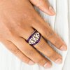 Trending Treasure - Purple Ring - Paparazzi Accessories - Paparazzi Accessories