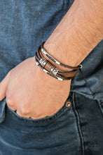 Load image into Gallery viewer, Tundra Trekker - Brown Bracelet - Paparazzi Accessories - Paparazzi Accessories