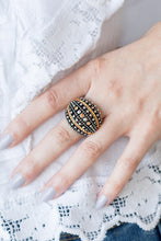 Load image into Gallery viewer, Up in Armour - Orange Ring - Paparazzi Accessories - Paparazzi Accessories
