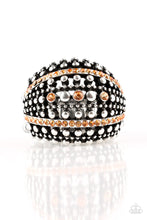 Load image into Gallery viewer, Up in Armour - Orange Ring - Paparazzi Accessories - Paparazzi Accessories